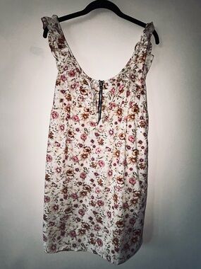 Fire Los Angeles Floral Zip-Front Dress